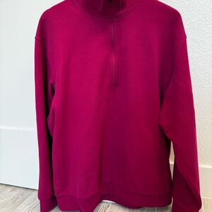 Lululemon Magenta Quarter-Zip Pullover XL - NWOT